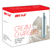 Mosa Cream Chargers N2O 10 Pack x 24 (240 Bulbs)